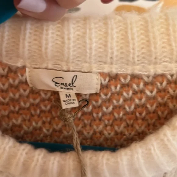 Three Bird Nest Easel Best Life Sweater - Picture 5 of 7